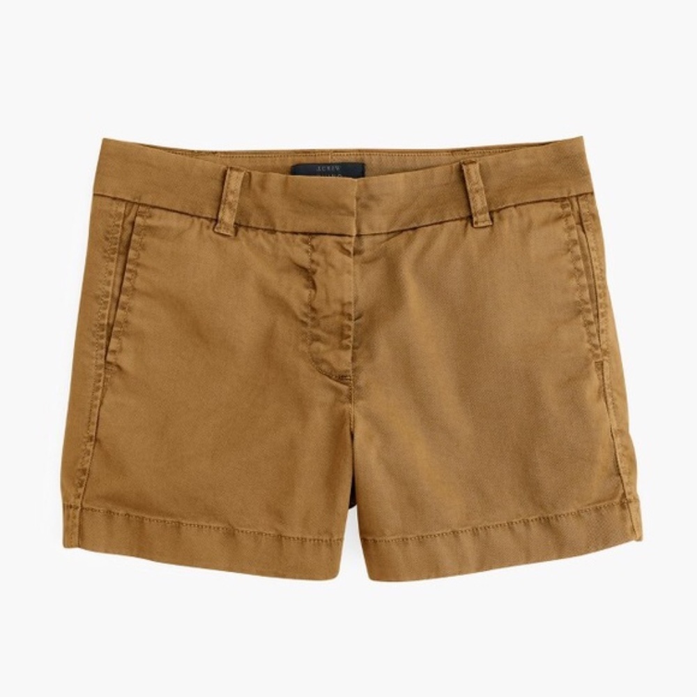 J.Crew Vintage “broken-in chino" shorts - honey/camel